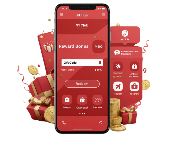 91 club app rewards instantly